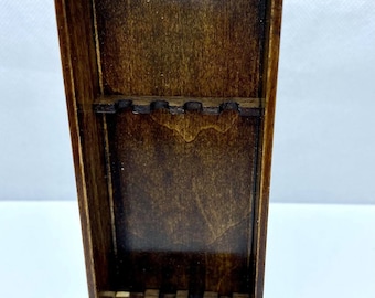 Dollhouse Miniature Gun Cabinet / Rack -- 1:12 Scale