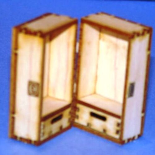 Dollhouse Miniature Trunk Kit Lithograph Doll's Trunk Etsy