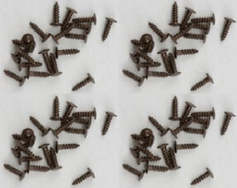 Dollhouse Miniature 1/8" Nails - Bronze Finish (100 pk) - #05553