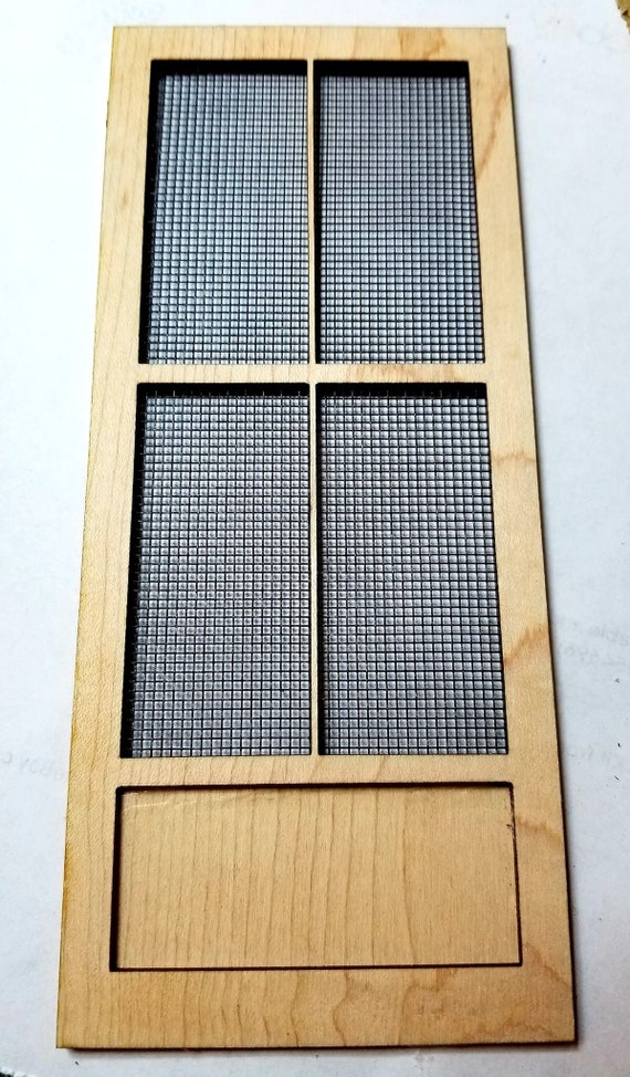 Dollhouse Miniature 4 Panel Screen Door Kit 1 12 Scale