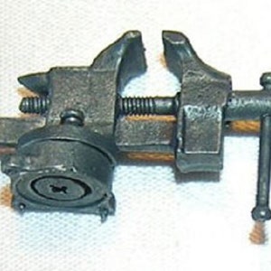 1:12 Schraubstock für Puppenstube / Puppenhaus Miniatur Schraubstock Schraubstock Gunmetal