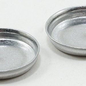 Miniatura domku dla lalek, 2-częściowe aluminiowe foremki do ciasta, skala 1:12