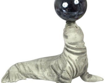 Dollhouse Miniature Two Seals with Balls -- 1:12 Scale