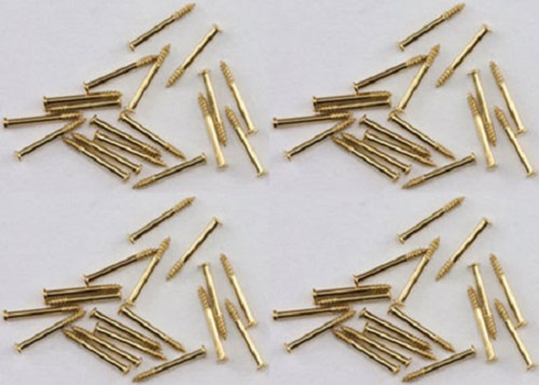 Confezione Da 50 Chiodi In Ottone Per Miniature Di Case Delle Bambole, Scala 1:12, Dettagli Per Arredamento
