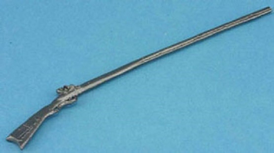 Dollhouse Miniature Antique Rifle - Unfinished Pewter - 1:12 Scale - Etsy