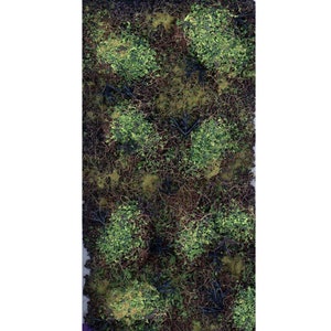 Dollhouse Miniature Forest Floor Textured Mat - 1:12 Scale