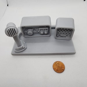 Dollhouse Miniature Ham / CB Radio - 1:6 - Barbie Scale