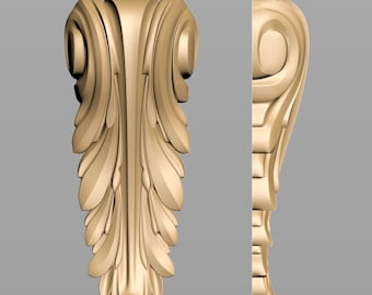 Dollhouse Miniature Decorative Corbel (4 Pack) - 1:12 Scale (A5)