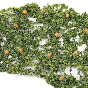 Dollhouse Miniature Cantaloupe Patch - 5" x 7"