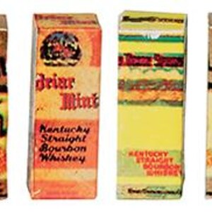 Cajas miniatura para botellas de whisky para casa de muñecas, St, 6 - Escala 1:12