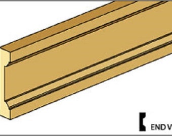 Dollhouse Miniature Door or Window Trim - Classics # 71381 - 3/8" x 24"