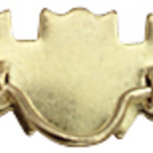 Dollhouse Miniature Drawer Pulls - Brass Finish (10 pk) #00329 - 1:12 Scale