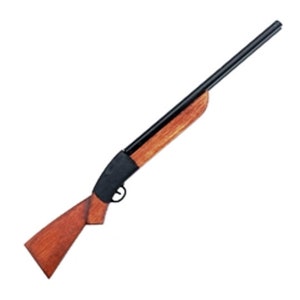 Dollhouse Miniature Automatic Shotgun - Handcrafted - 1:12 Scale