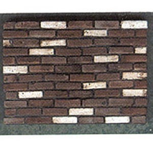 Poppenhuisminiatuur bruine mix gekleurde stenen in schaal 1:12 (100 per zak)