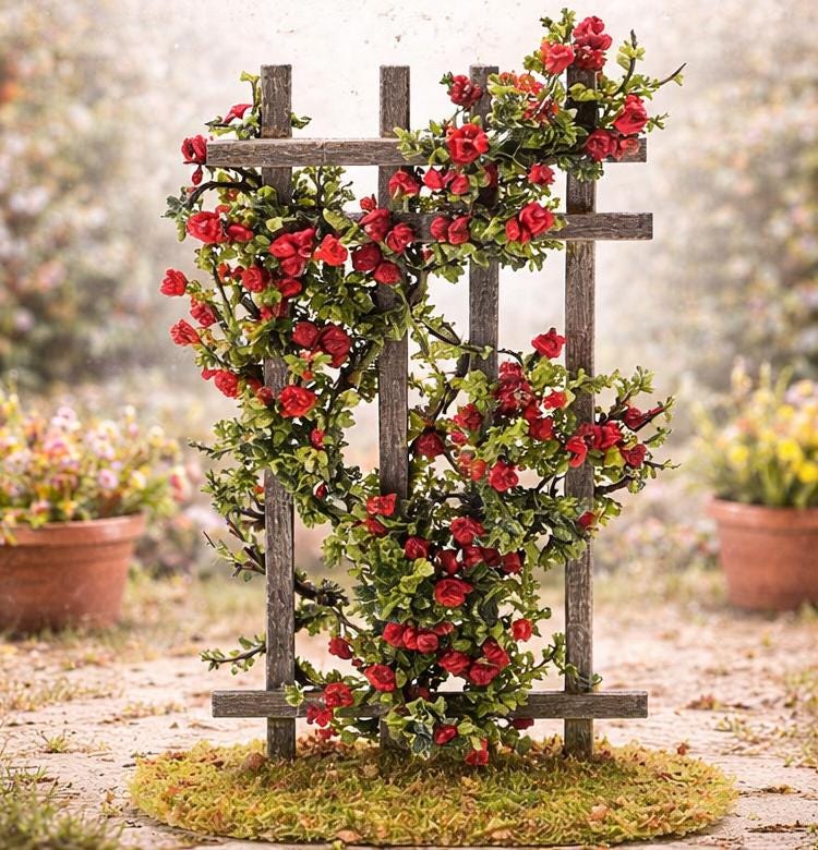 Miniatura per casa delle bambole in scala 1:6, fiore, accessorio per bambola da 12 pollici - Italia