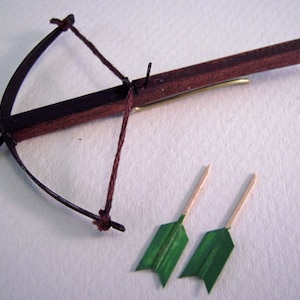 Dollhouse Miniature Medieval Crossbow - Scala 1:12