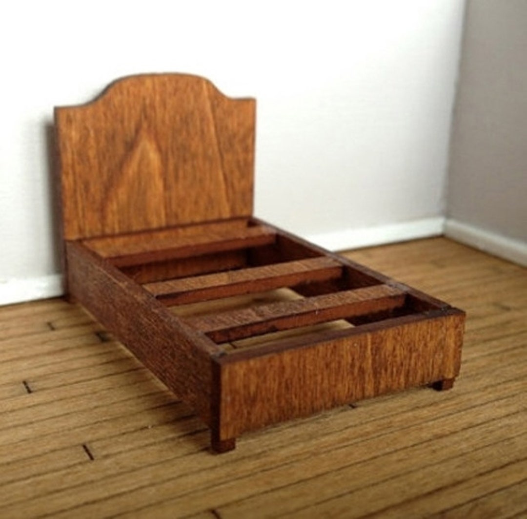 Dollhouse Miniature Quarter Scale Dowitcher Full Size Bed KIT Etsy
