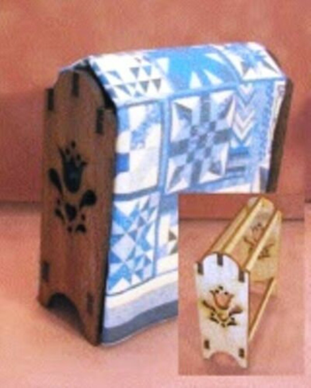 Dollhouse Miniature Quilt Rack Kit in Maple 1:12 Scale - Etsy