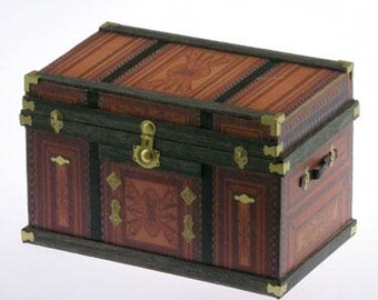 Dollhouse Miniature Trunk Kit -- Western Style #1 -- 1:12 Scale