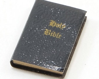 Dollhouse Miniature Holy Bible - 1:12 Scale