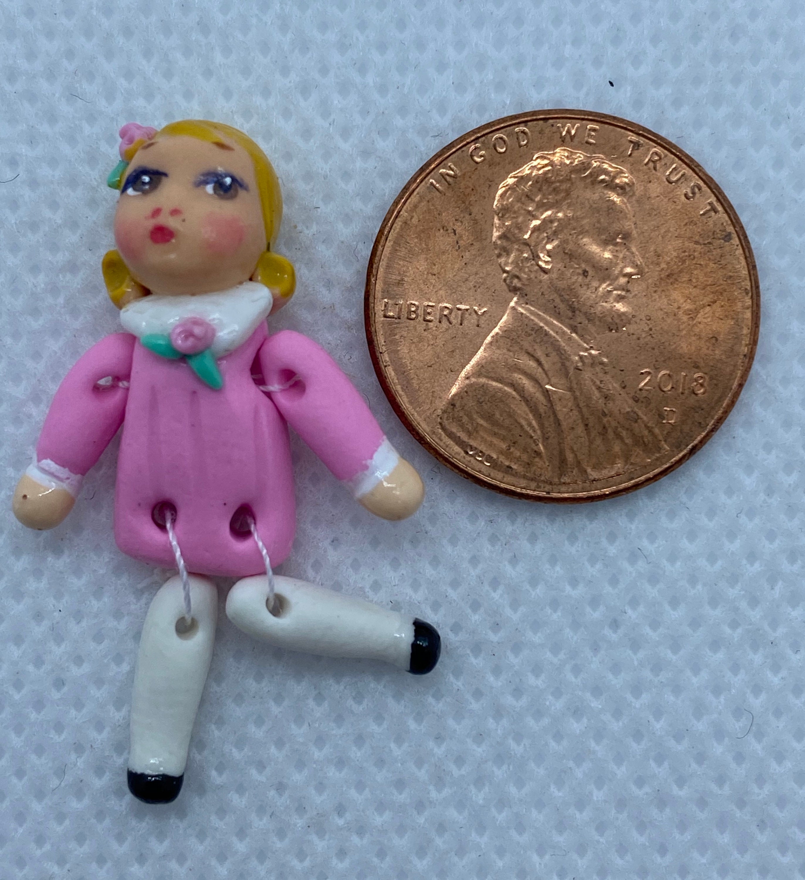 Art & Collectibles Miniatures 112 Scale Dollhouse Miniature Girl Doll