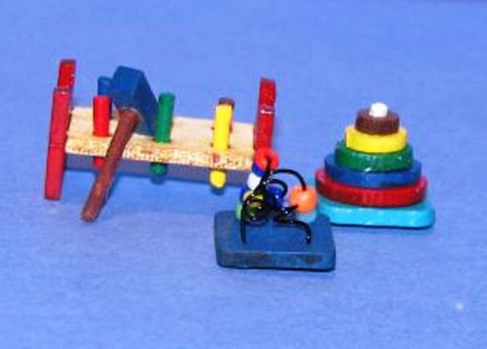 Dollhouse Miniature Baby Toys Kit With 3 Toys 112 Scale Etsy