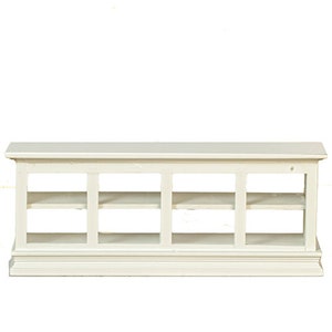 Dollhouse Miniature White Store / Shop Counter or Display - 1:12 Scale
