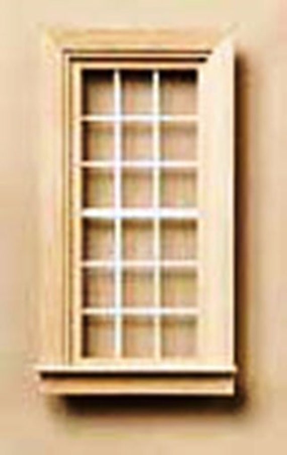 Casa Bambole Scala 1:12 Miniatura Selezione Di Finestre In Legno