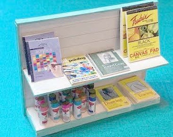 Poppenhuisminiatuurwinkel enkelzijdige gondelplankset: schaal 1:12