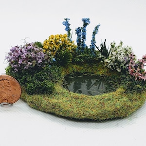 Dollhouse Miniature Victorian Pond