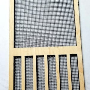 Dollhouse Miniature Traditional Screen Door Kit - 1:12 Scale