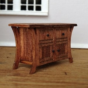 Dollhouse Miniature Quarter Scale Albatross Dresser KIT - 1:48