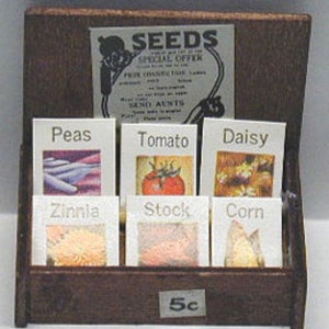 Dollhouse Miniature Seed Box - Scala 1:12