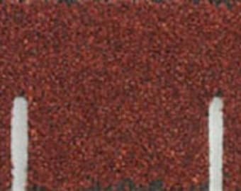 Dollhouse Miniature Asphalt Shingles - Red Square - 1:12 Scale