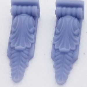 Dollhouse Miniature Decorative Corbel or Shelf Brackets (4 Pack) - 1:12 Scale (A449)