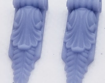 Dollhouse Miniature Decorative Corbel or Shelf Brackets (4 Pack) - 1:12 Scale (A449)
