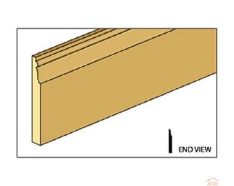 List för dockhusminiatyrgolvlister - #NE947 - BBC-16 - 1/2" x 24"