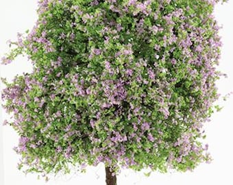 Dollhouse Miniature Lilac Bush - 4" or 8" Tall