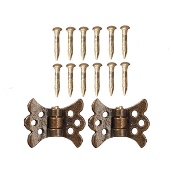 Miniature Door Hinges Etsy UK