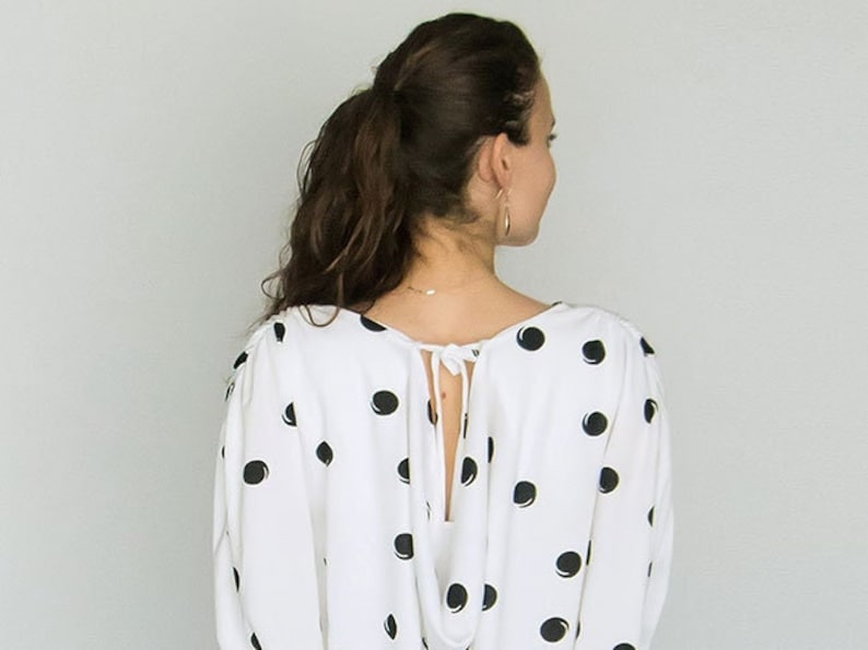 Della Drape PDF Sewing Pattern Top Pattern Drape Top Etsy