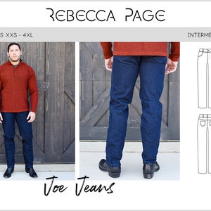 Jeans PDF, Great Sewing Pattern, Pants Pattern