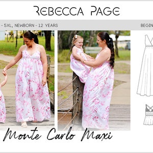 Comfy Dress Pattern, Dress Sewing Pattern, Easy Dress Pattern