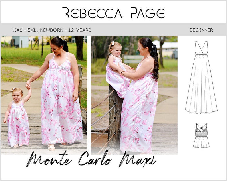 Comfy Dress Pattern, Dress Sewing Pattern, Easy Dress Pattern