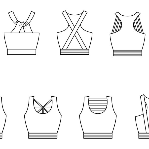 Womens Bra Pattern Etsy