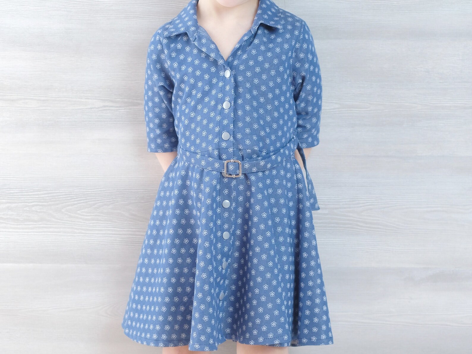 Sofia shirt Dress Ocean main image 1