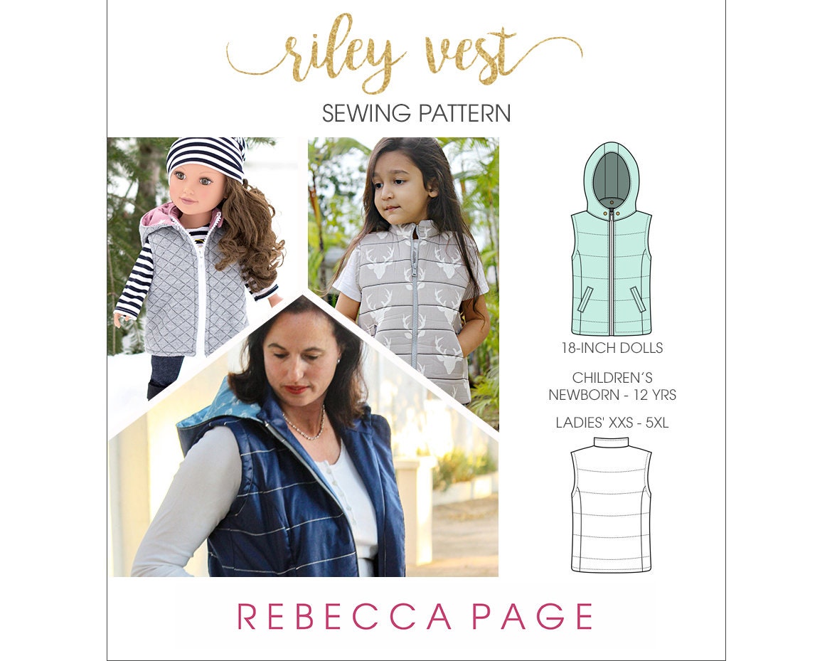 puffer vest pattern