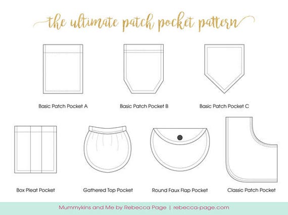 Ultimate Patch Pocket Pattern | Etsy