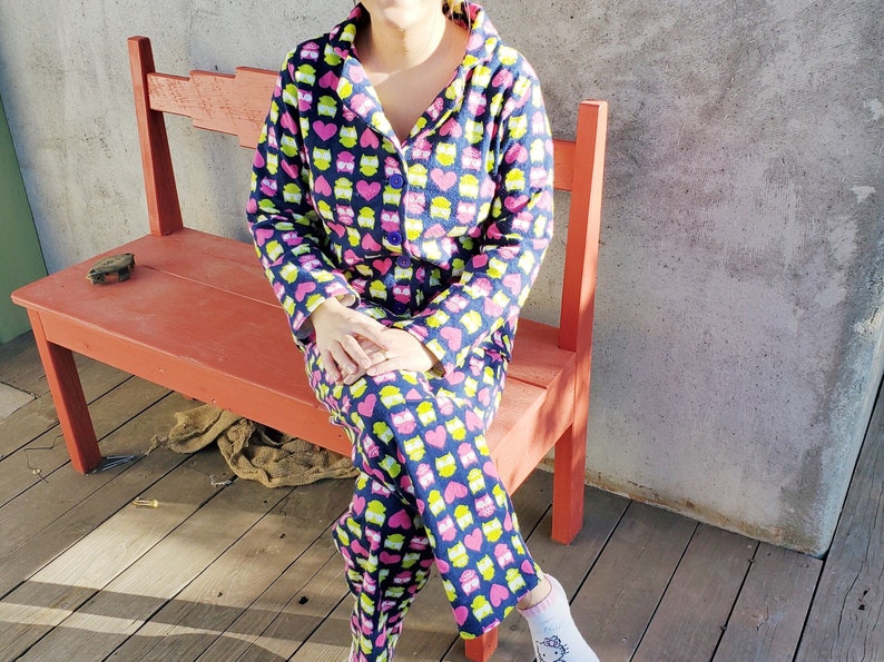 Family PJs PDF Sewing Pattern, Easy Sewing Pattern, Easy Womens Sewing Pattern