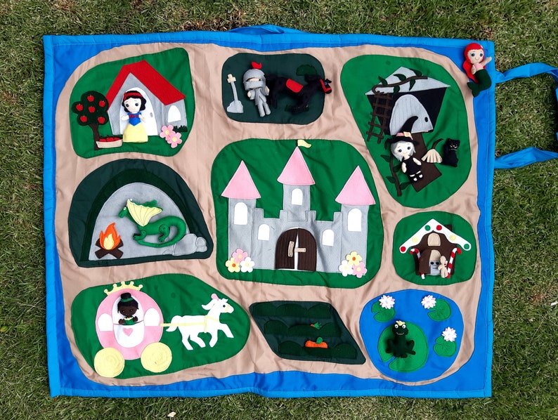 Fairytale Playmat PDF Sewing Pattern Toy Pattern, Play Mat Pattern, Fairytale Pattern, Toys Sewing Pattern, Toy PDF, Fun Toys Pattern, Fun