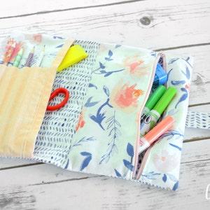 Easy Sew PDF Pattern, Craft Bag Pattern, BUNDLE Back to School Sewing Pattern